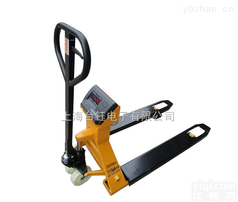 搬运与称重同时作业的<em>电子秤</em> YCS-1T <em>高精度</em>液压式电子<em>叉车</em>秤