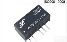 A0505S-2W  双输出定电压<em>输入</em>型1KVAC隔离<em>电源模块</em>