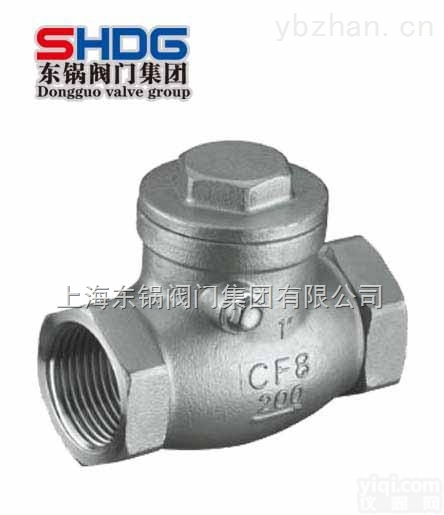 <em>H14W</em>  内<em>螺纹</em>旋启式<em>止回阀</em>