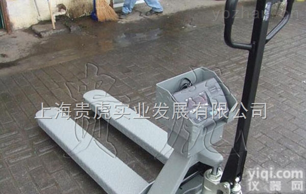 GH-YCS  1T人力叉车电子秤，1T<em>托盘</em><em>搬运车</em>电子秤，1T<em>托盘</em>叉车秤