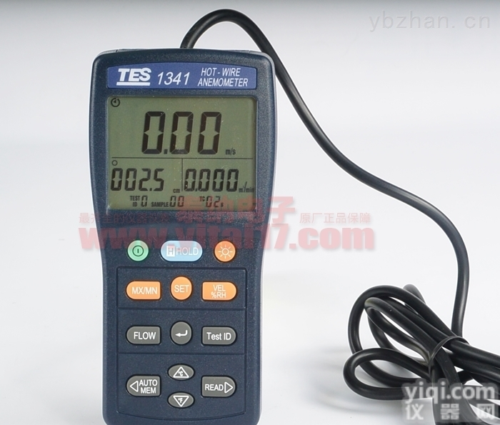 TES-1340  <em>风速计</em>台湾泰仕TES1340<em>热线</em>式<em>风速计</em>