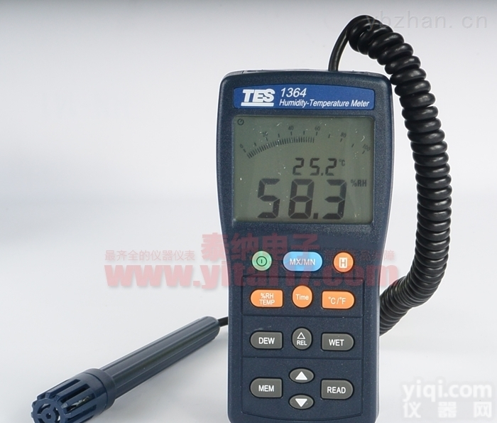 <em>TES1364</em>  <em>温湿度计</em>（<em>RS232</em>）