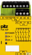 PNOZ X3 <em>240VAC</em> 24VDC  PILZ皮<em>尔兹</em>PNOZ X3 <em>240VAC</em> 24VDC 3n/o 1n/c 1so安全继电器