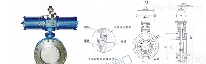 气动<em>法兰</em>式<em>多层次</em>硬密封<em>蝶阀</em>-金属硬密封<em>蝶阀</em>品Pai-鸿鑫阀门