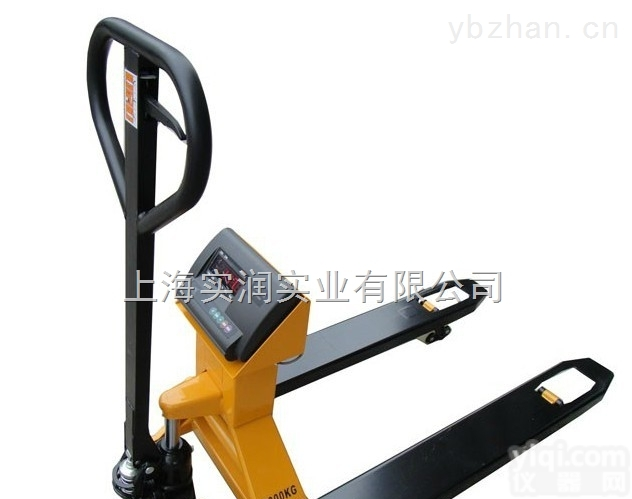 YCS  带电子秤<em>液压升降</em>手动搬运车/2T<em>叉车</em>电子秤