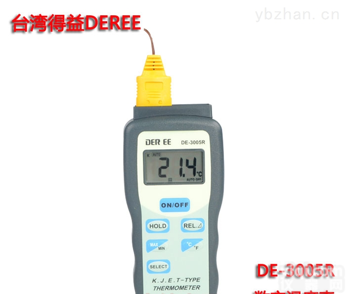 DE-3005R  <em>温度表</em>DE3005R单<em>通道</em>RS-232可联机温度计