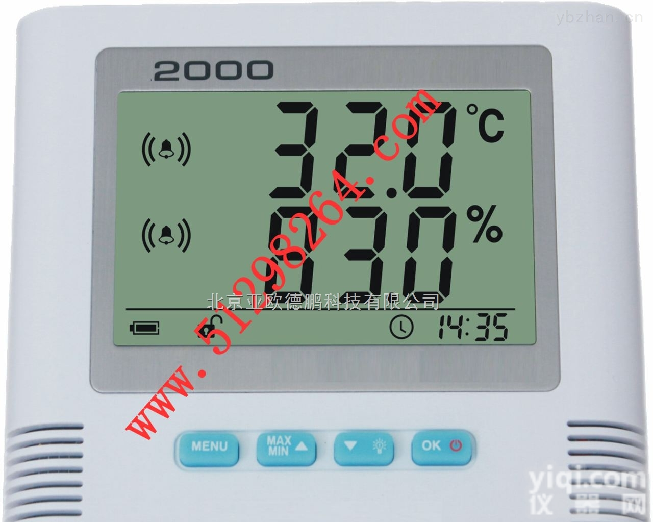 DP2000  <em>声光</em>报警温<em>湿度表</em>（内置）/<em>声光</em>报警<em>温湿度计</em>