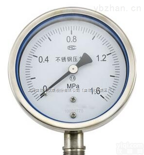 YBF系列  <em>YBF系列不锈钢压力表</em>不锈钢压力表