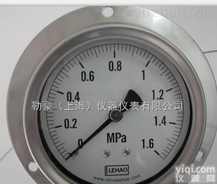 YTF-100HZT <em> 轴向带边压力表</em>-带边压力表