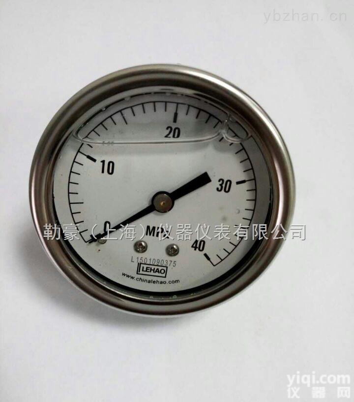 YTN-60HZ  不锈钢耐震<em>轴向压力</em>表-<em>轴向压力</em>表-上海勒豪