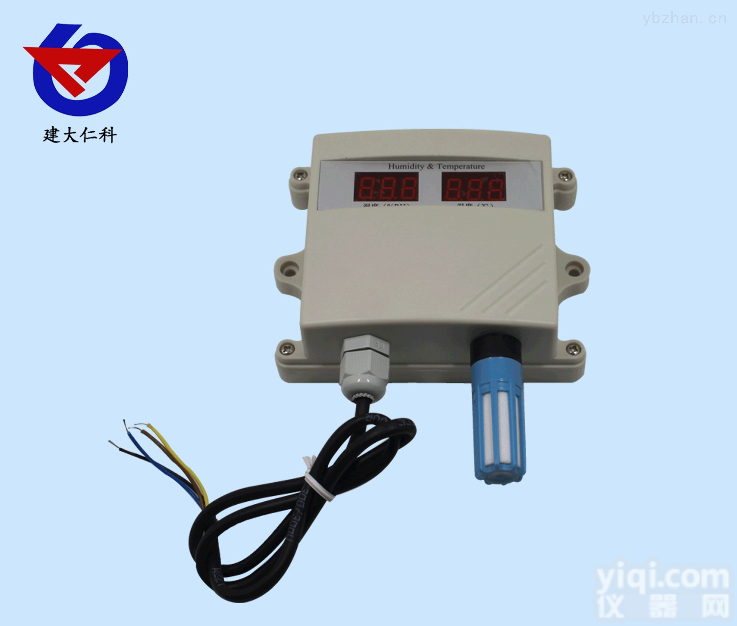 RS-WS-N01-SMG-3  建大仁科 RS-WS-N01-SMG-3数码管显示<em>温湿度</em>一体<em>室外</em>防雨雪 山东济南厂家直销