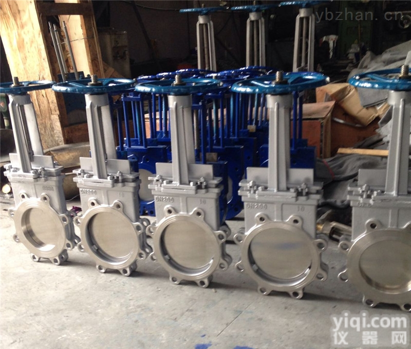 PZ73W-10P  <em>永嘉</em>县世通<em>阀门</em>生产不锈钢刀型闸阀球墨铸铁浆液阀穿透式插板阀