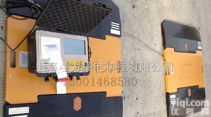 DL-高精度  崇明岛<em>便携式</em><em>轴重</em>仪/<em>便携式</em>移动<em>地磅</em>厂家