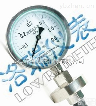 YNTP-100H/ML  不锈钢耐震隔膜<em>压力</em>表Y-100BFZ/ML  YNTP-100H/ML
