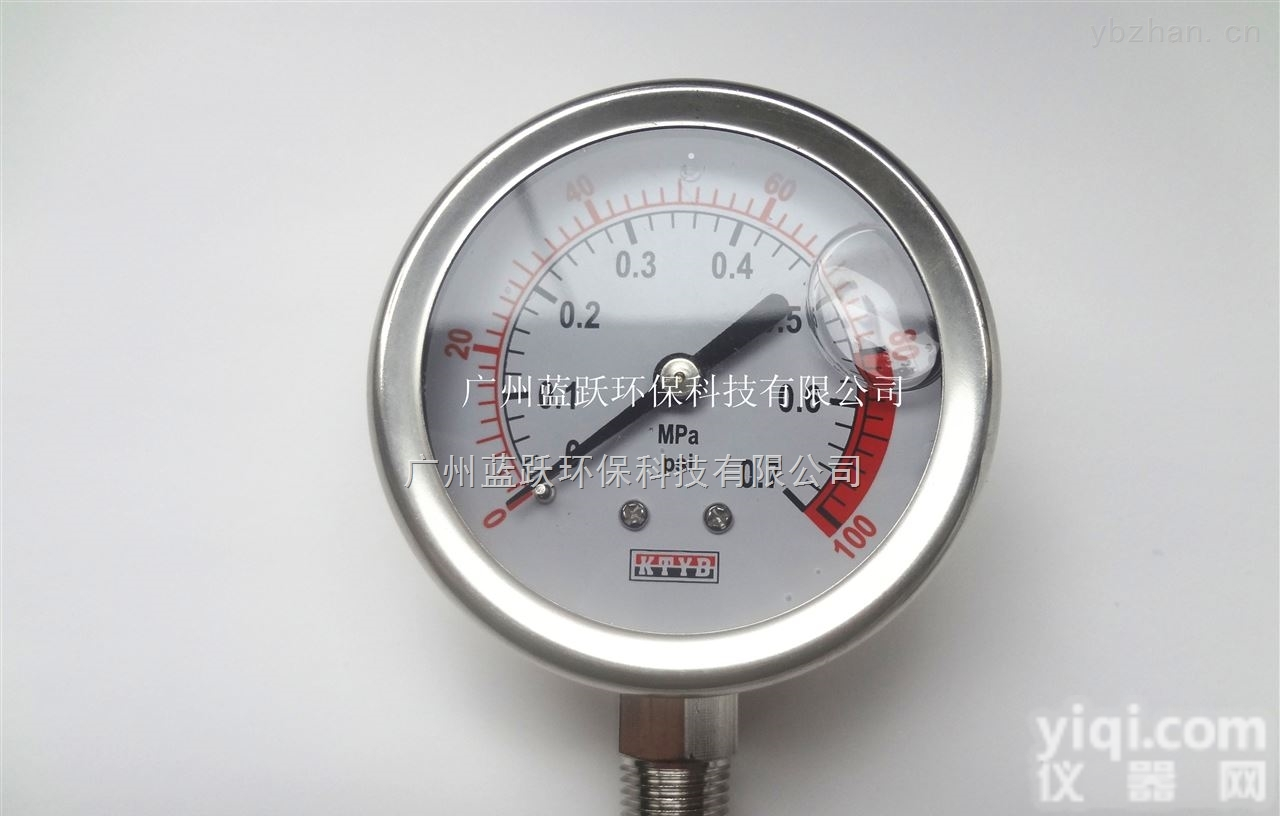 Y60  不锈钢<em>压力表</em>0.7/1.0/1.6/2.5/3.0MPA 防