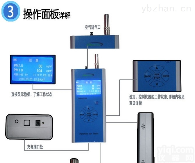 JCW-HAT<em>200</em>SL  青岛精创鑫 CW-HAT<em>200</em> PM2.5 <em>速测仪</em>