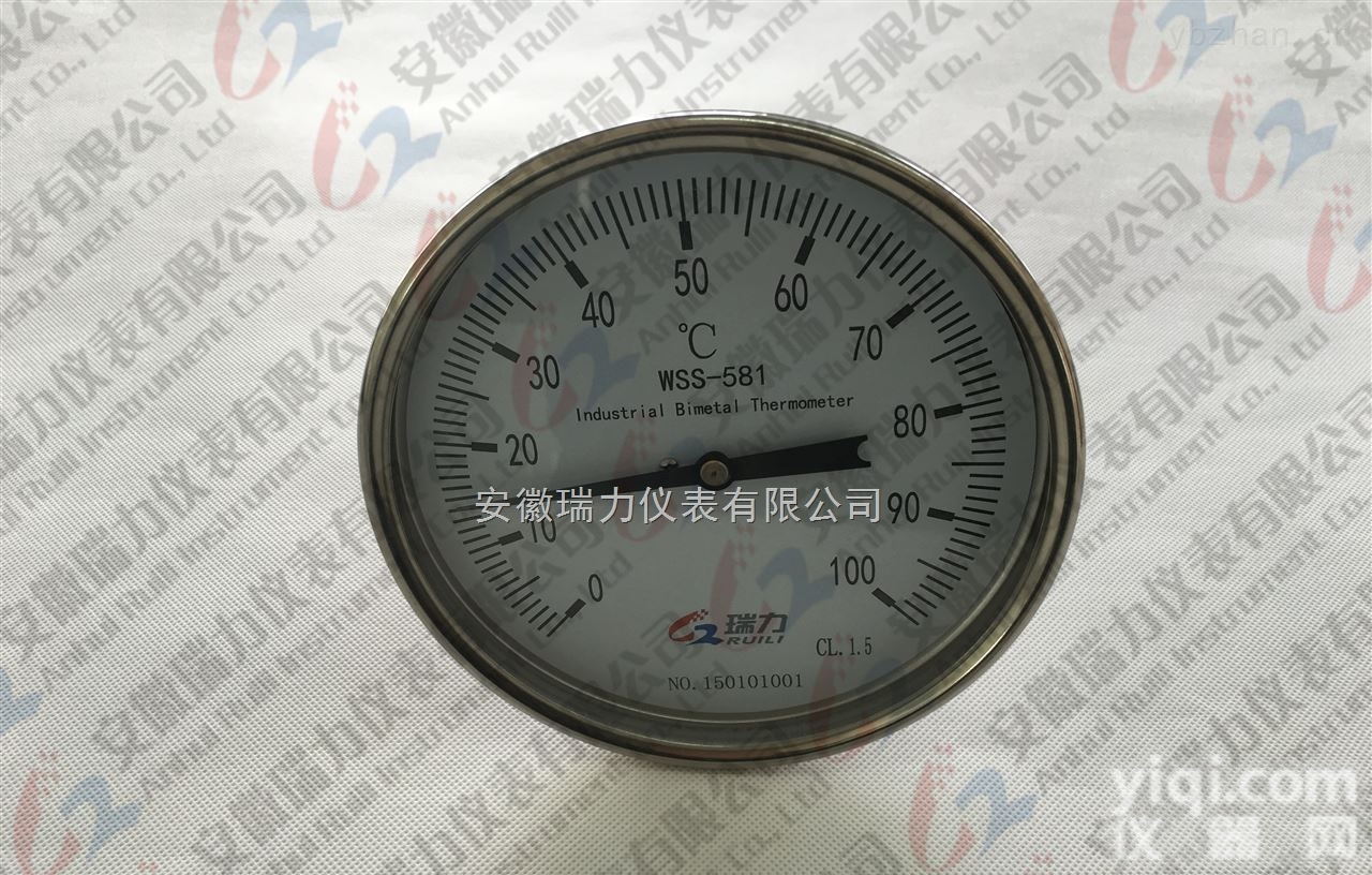仪表的诱惑 双金属<em>温度计</em>WSS-581 精心<em>定制</em> 努力为您改变自己