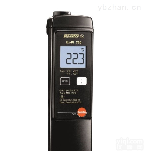 Ex-Pt 720  <em>德图</em>防爆型温度<em>测量仪</em>|德国Testo可定制探针防爆测温仪|危险环境用
