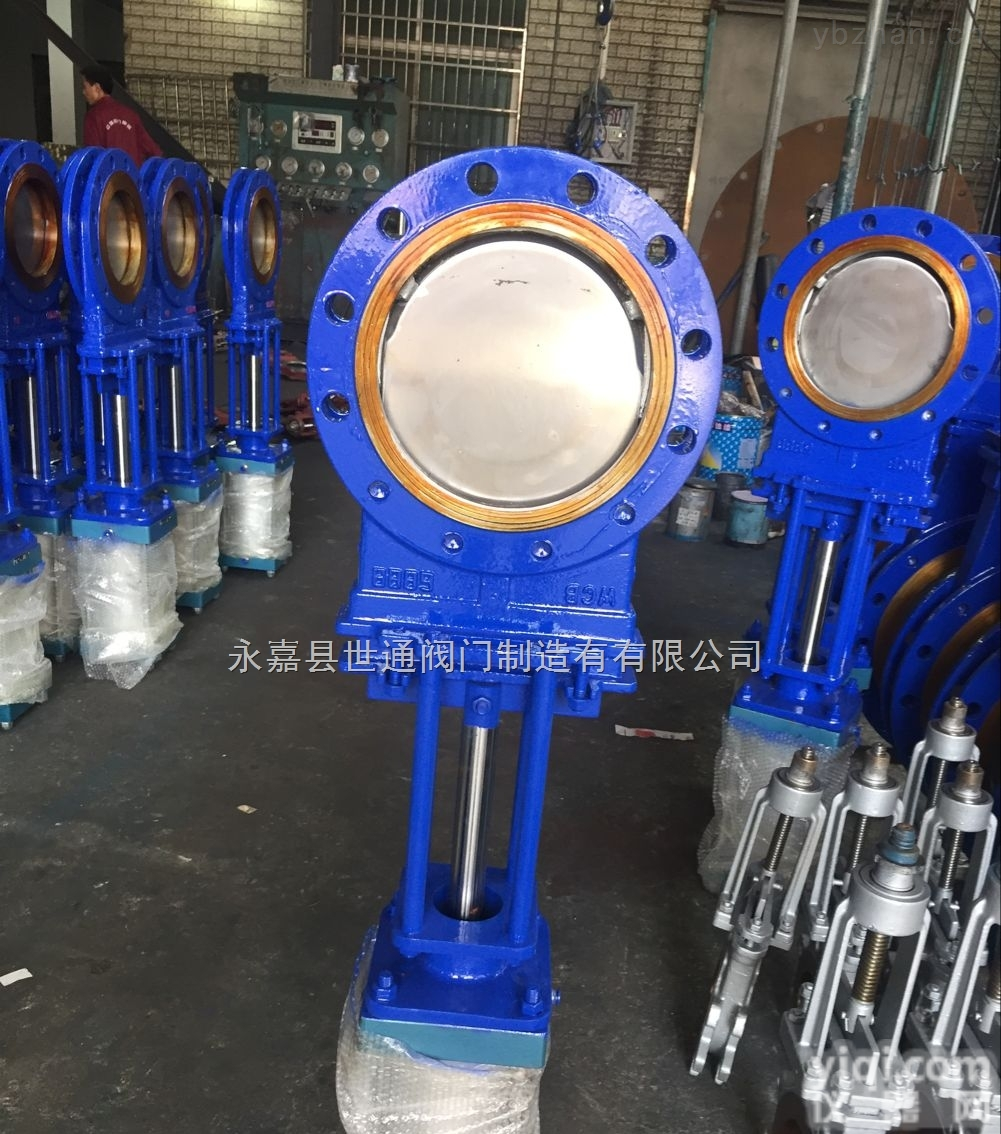 PZ673X-10C  PZ673H<em>气动</em>刀型<em>闸阀</em>DN200<em>铸钢</em>刀<em>闸阀</em>浆液阀价格