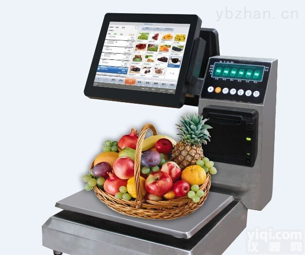 五星收银<em>称重</em>一体机<em>触摸屏</em>超市零食水果店电专用