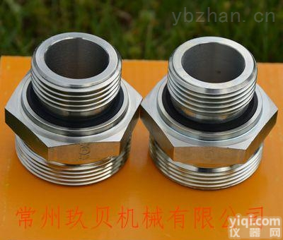 GE22LR1/2EDOMDCF  PARKER<em>派克</em>公制外<em>螺纹</em>带ED密封端直通接头