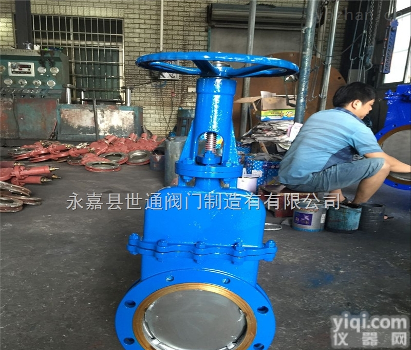 DMZ73X  手动暗杆刀型<em>闸阀</em><em>铸钢</em>DN200刀型<em>闸阀</em>手动浆液阀单刀闸板阀