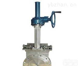 PZ573H  <em>伞齿轮</em><em>对夹式</em>刀型<em>闸阀</em>