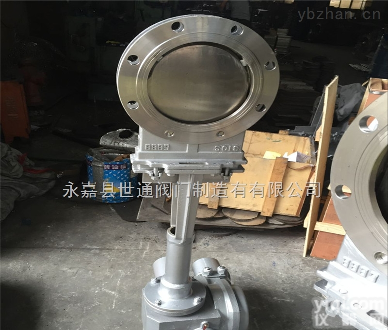 PZ973W-10NR  电动高温不锈钢刀<em>闸阀</em>2520<em>刀型</em><em>闸阀</em>电动薄形<em>闸阀</em>