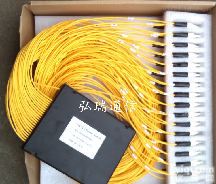 光纤1分64尾纤式FC分光器1:64插卡式SC<em>分路器</em><em>电信</em>级光分器