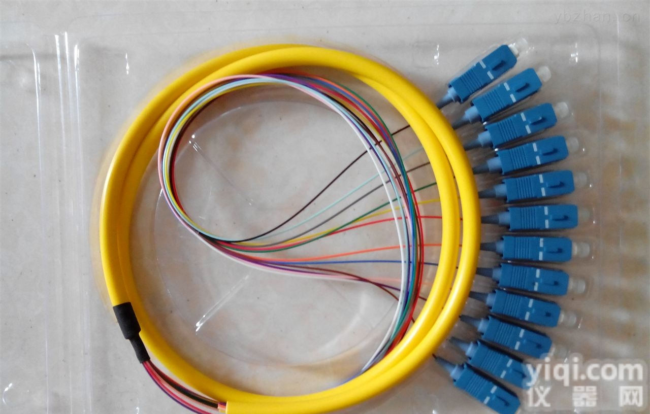 电信级12芯束状<em>尾纤</em>SC/APC光纤<em>单模</em>