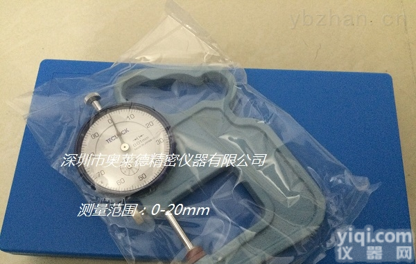 SFM-627  <em>日本</em>TECLOCK得乐量表 指针式<em>厚度</em>表 <em>测厚仪</em> 机械<em>厚度</em>尺SFM-627