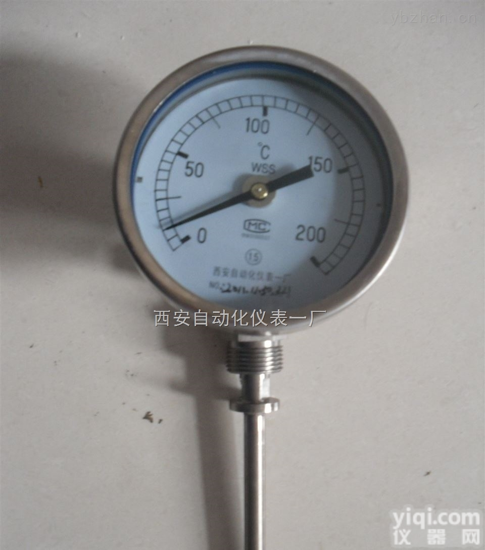 <em>WSSN  耐震双金属温度计</em>,不锈钢耐震温度计