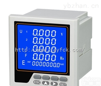 YFS系列  三相<em>电流</em>表数显液晶交流<em>电压表</em><em>电流</em>电压组合表