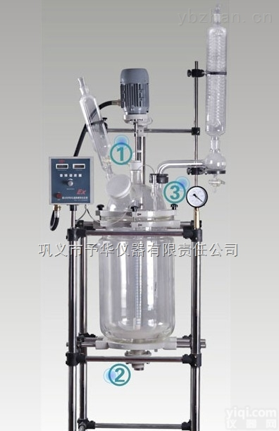 新型双层玻璃反应釜YSF-100L全透明设计，反应过程<em>一目了然</em>