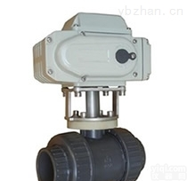 Q611F-10S  Q611F-10S电动塑料<em>球阀</em>，UPVC电动调节<em>球阀</em><em>上海</em><em>阀门</em>厂家