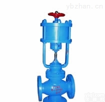 ZMQP  ZMQP<em>蒸汽</em>气动薄膜三通<em>切断阀</em>，上海阀门厂家