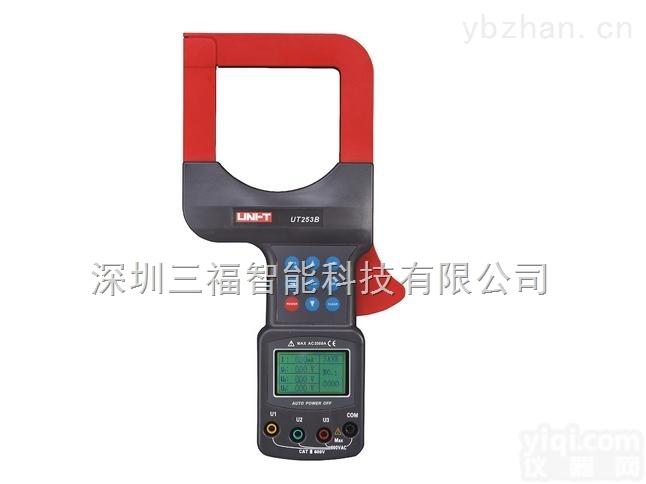 <em>UT253B</em>  UNI-T优利德<em>UT253B</em><em>大口径</em>度钳形漏<em>电流表</em>原装