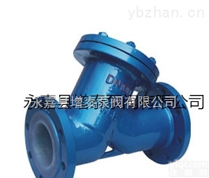 GL41F46  GL41F46衬氟Y型<em>过滤器</em>  增泰 瓯北<em>厂家</em>耐海水 耐腐蚀 微生物过滤