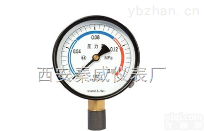 Y-100  <em>陕西</em>弹<em>簧管</em><em>压力表</em>