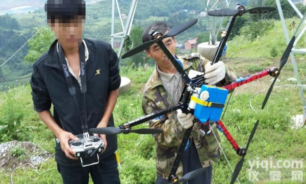 折叠式多<em>旋翼</em>架线<em>无人机</em> 六轴多<em>旋翼</em>架线放线飞机