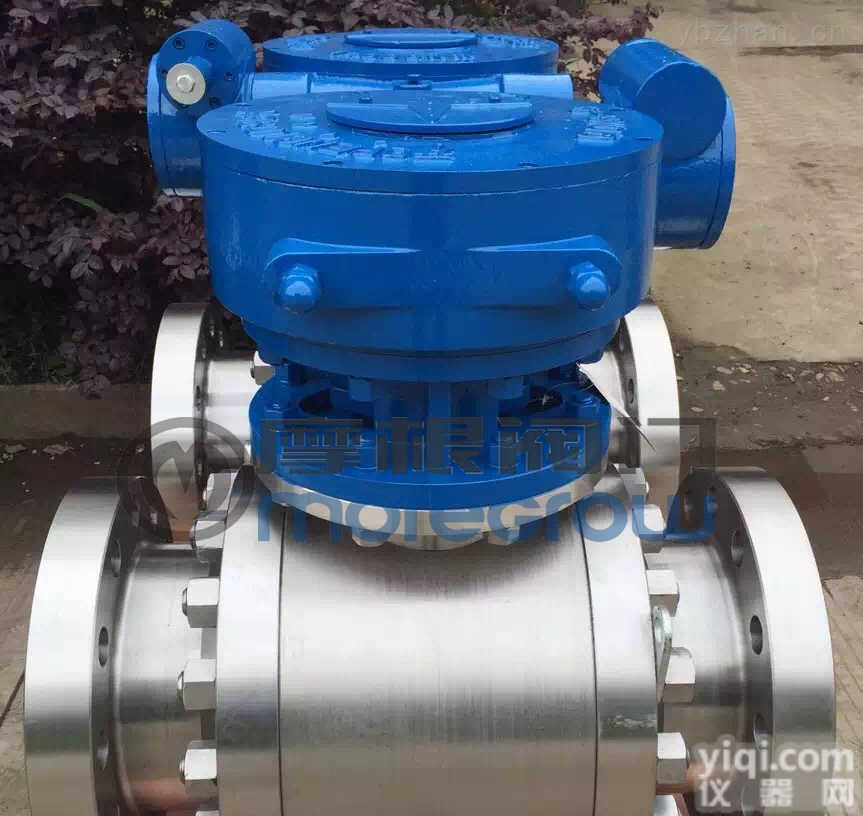 Q347Y-100P  <em>蜗轮</em>硬密封<em>固定式</em><em>球阀</em>