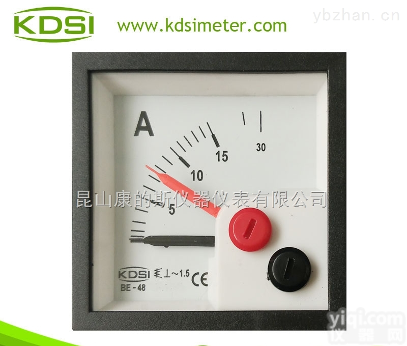BE-48  双指针 <em>指针式</em>交流<em>电流表</em> BE-48 AC15A