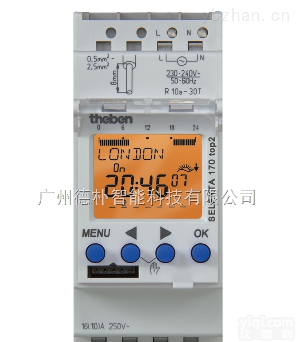 SELEKTA 170 top2  theben德<em>国泰</em><em>邦经</em><em>纬度</em>定时开关SELEKTA 170 top2