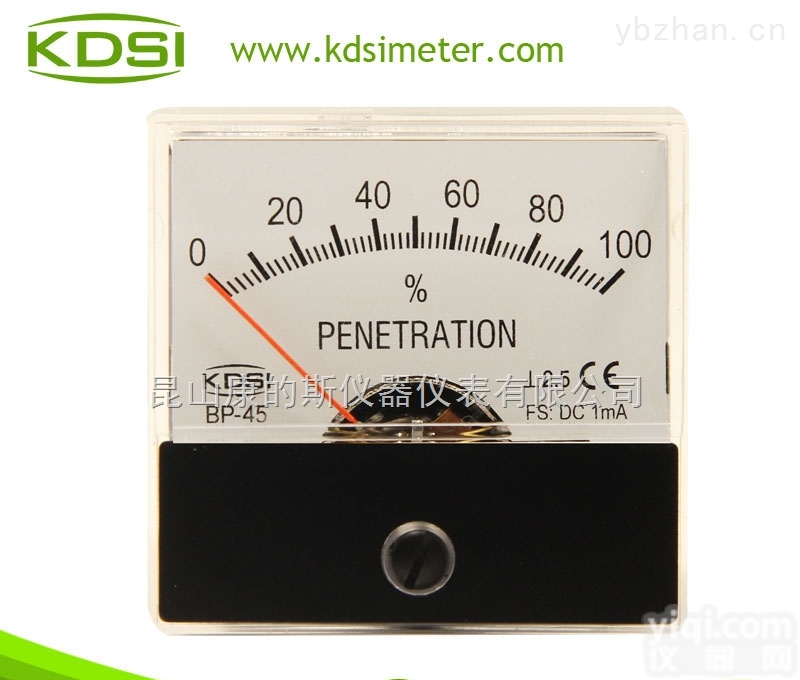 BP-45  指针式百分比负载表 BP-45 DC1mA 100百分比 指针式直流<em>毫安表</em>