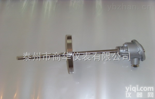 PT100铂<em>热电阻</em>活动<em>法兰</em><em>热电阻</em>WZP-331