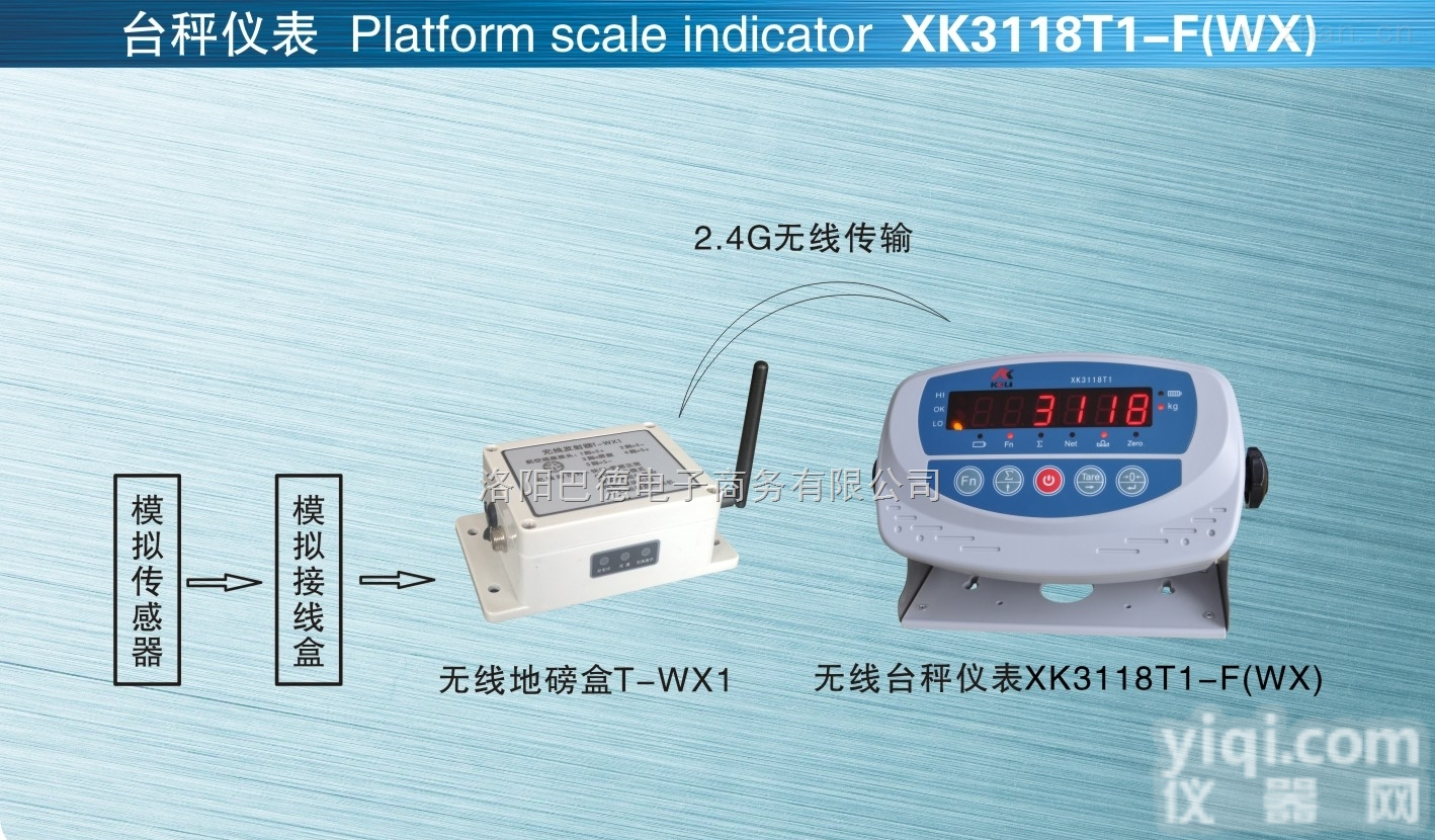 XK3118T1-F<em>无线</em>台秤  全新柯力<em>传感器</em>XK3118T1-F<em>无线</em>台秤仪表现货供应