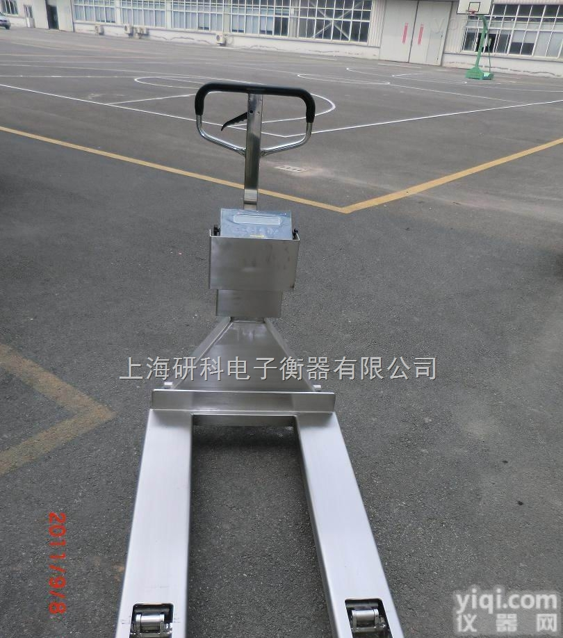 电子秤<em>搬运车</em> 2吨<em>不锈</em><em>钢叉</em>车秤