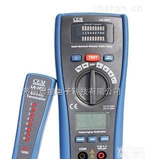 CEM华盛昌LA-<em>1011</em> 2合1LAN测试仪 <em>万用表</em>+<em>网线</em>
