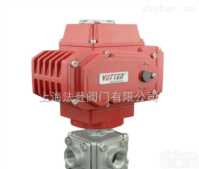 防爆EXDIIBT4电动<em>四通</em>内螺纹<em>球阀</em> 电动防爆<em>球阀</em>