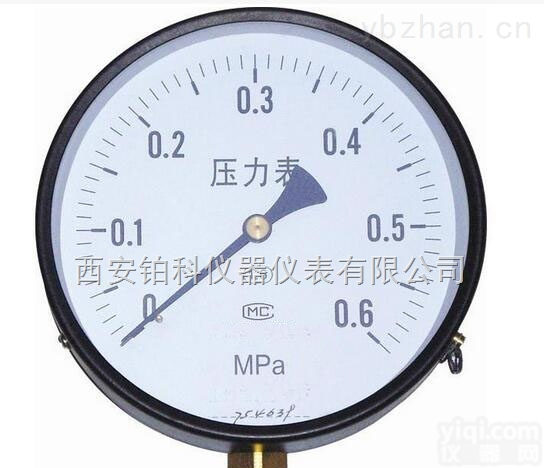 优质西安铂科普通压力表耐腐蚀<em>高压</em>Y-150<em>厂价直销</em>价格优惠